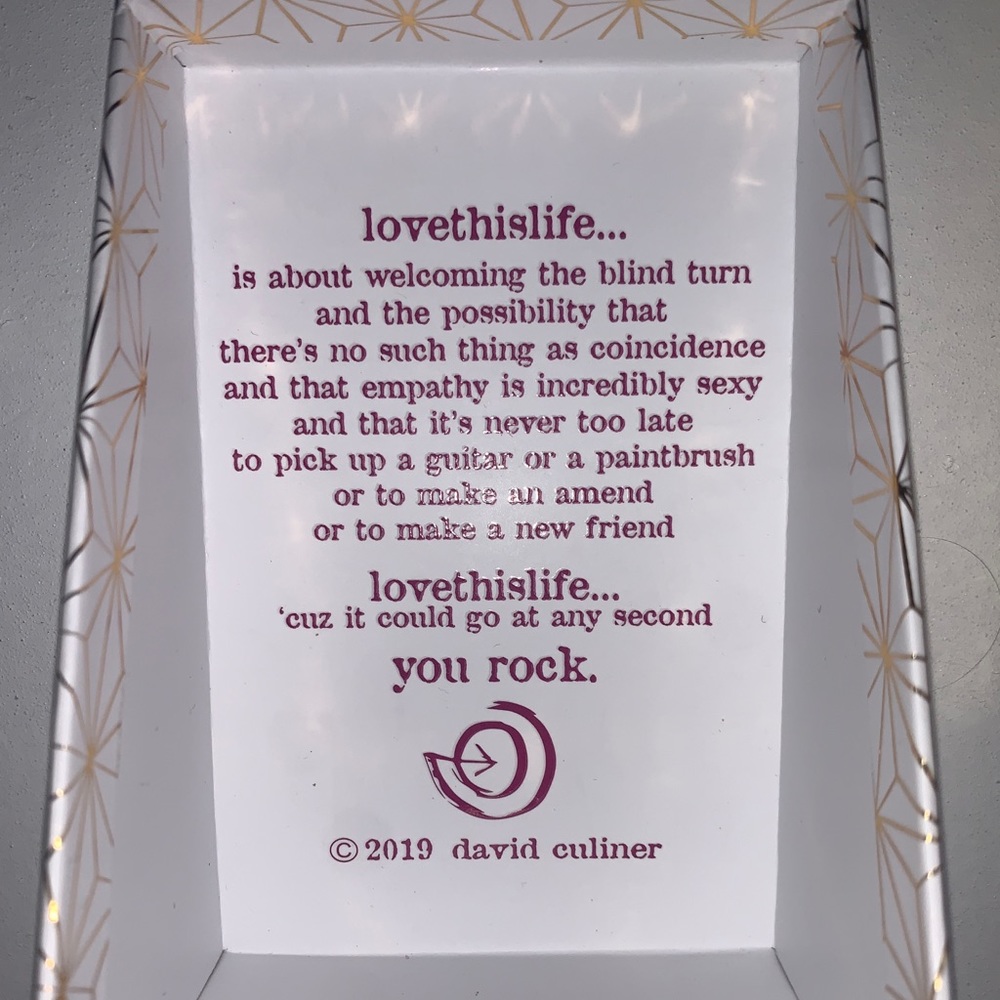 Sterling silver infinity necklace